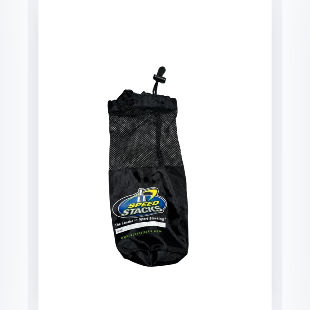 Speed Stacks Black Mesh Drawstring Bag